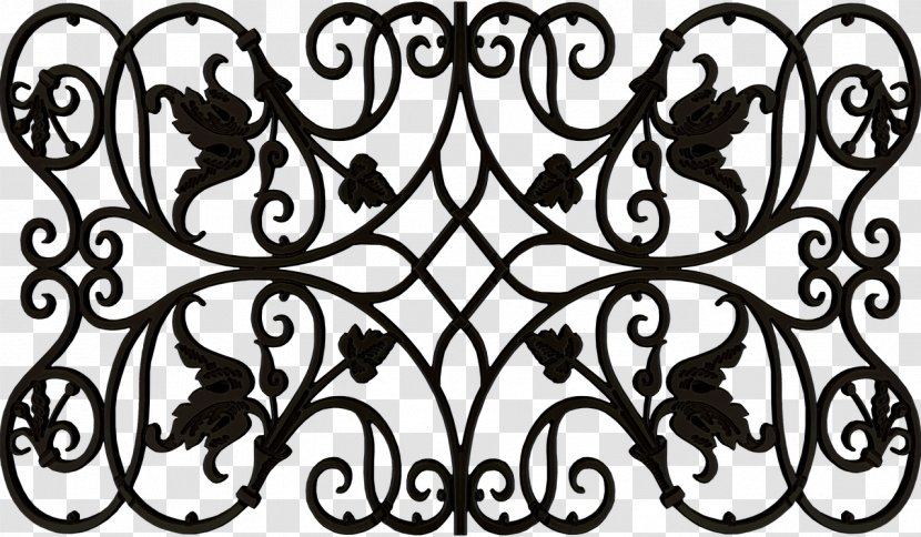 Floral Design Pattern - Iron Transparent PNG