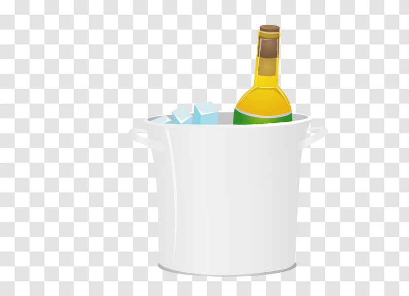 Beer Siu Yeh Bottle Snack - Tableware - Vector Champagne Bucket Transparent PNG