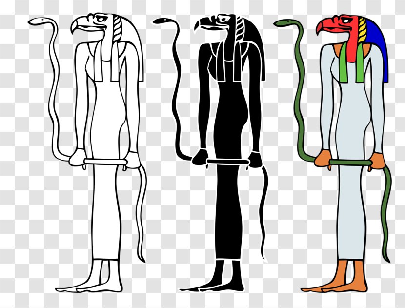 Ancient Egypt Egyptian Hieroglyphs Language - Frame - Hand-painted Murals Of To Take The Snake Man Transparent PNG
