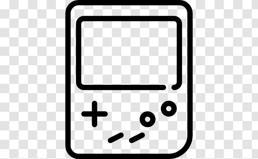 Game Boy Video Consoles - Black And White Transparent PNG