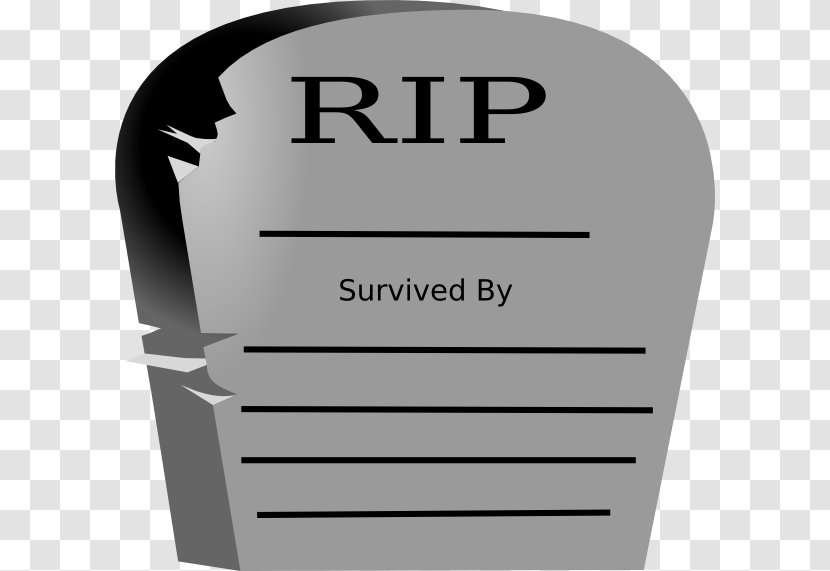 Headstone Cemetery Rest In Peace Grave Clip Art - Coffin Transparent PNG