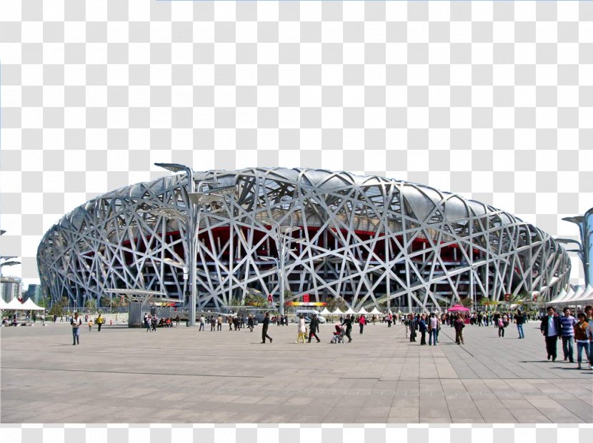 Beijing National Stadium Aquatics Center Car Building - Photography - Bird's Nest Transparent PNG