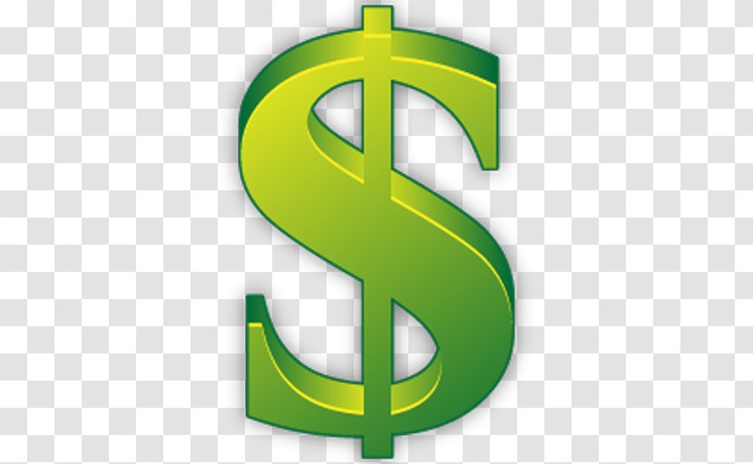 Dollar Sign Money United States Payment Trade - Text - Green Transparent PNG