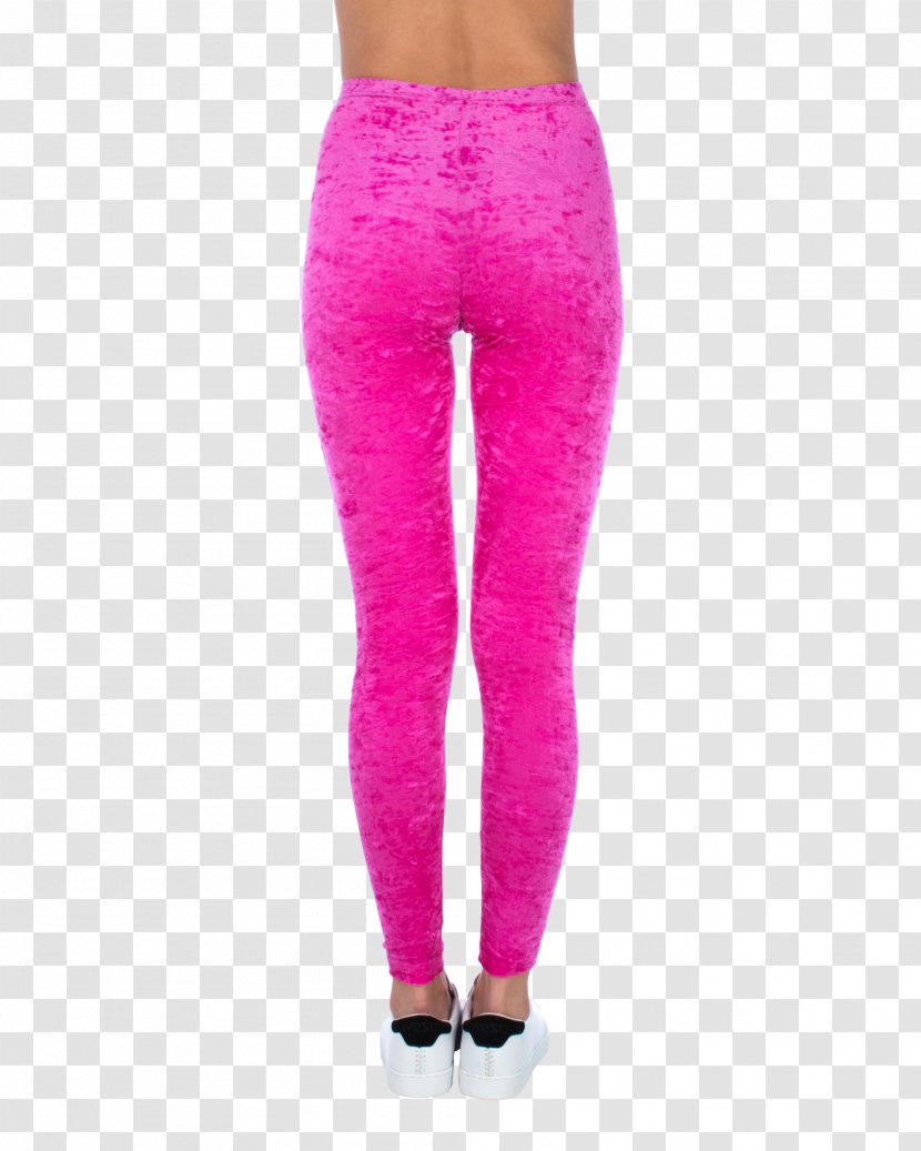 Leggings Waist Jeans Pants Pink M Transparent PNG