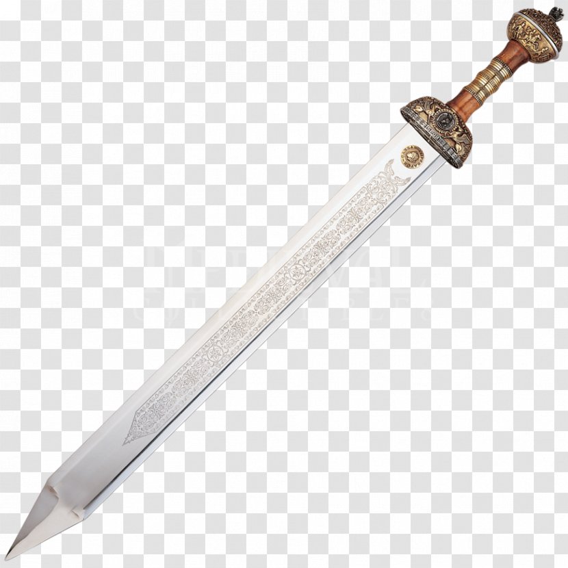 Roman Empire Gladius Ancient Rome Sword Middle Ages Transparent PNG