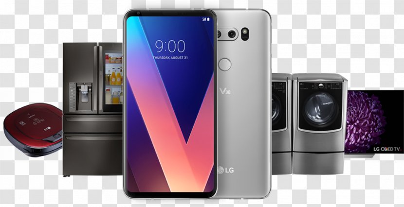 LG V30 G6 Electronics Android Telephone - Smartphone - Lg Transparent PNG