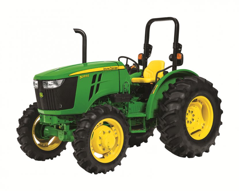 John Deere Tractor Power Take-off Four-wheel Drive Two-wheel - Heavy Machinery Transparent PNG