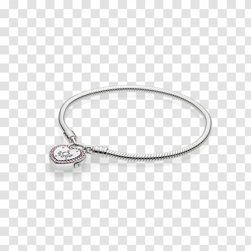 Pandora Charm Bracelet Earring Silver - Sterling Transparent PNG