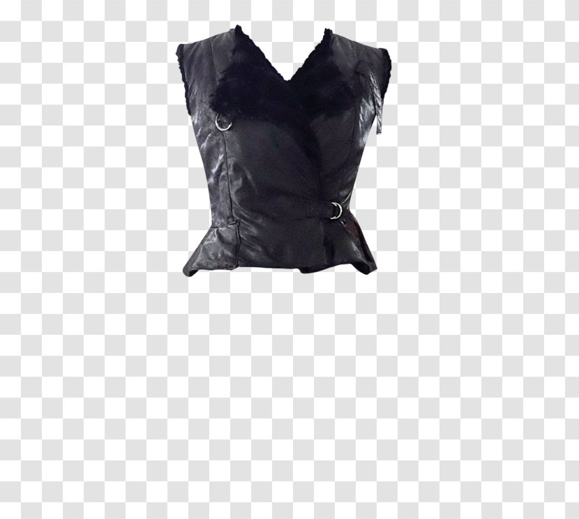 Fur Shoulder Black M Transparent PNG