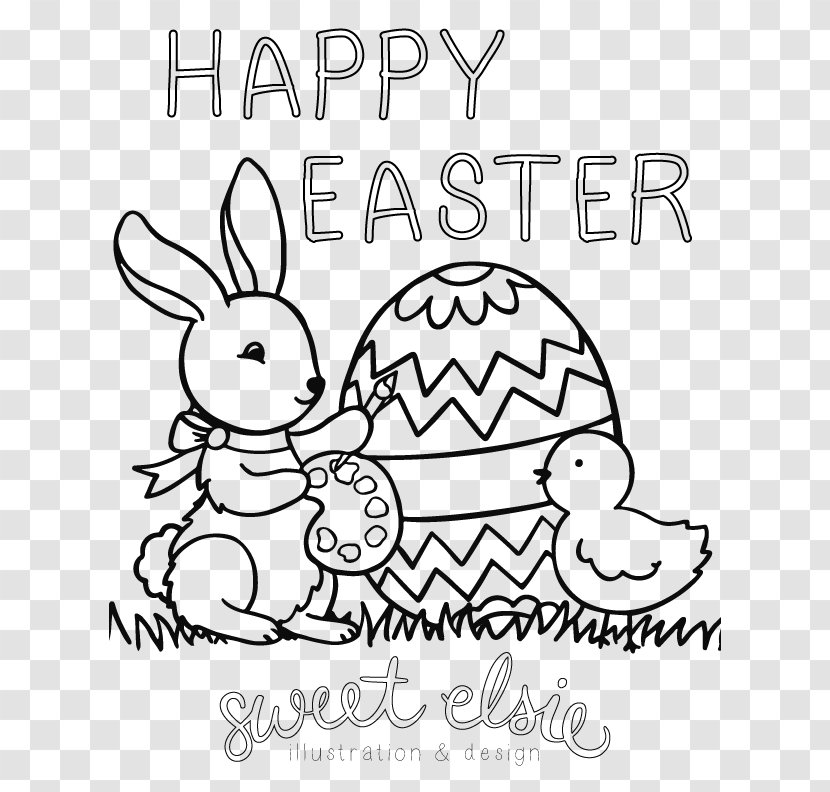 Illustration Clip Art Rabbit Cartoon Design - Vertebrate - Colorful Easter Transparent PNG