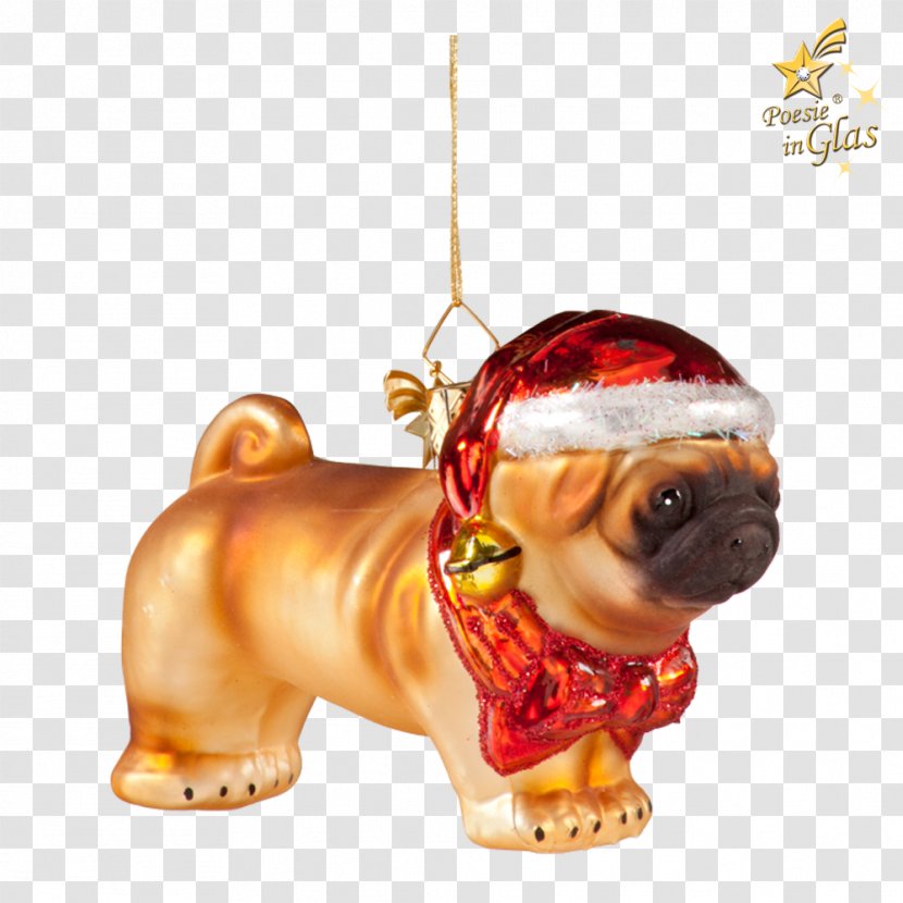 Pug Puppy Love Dog Breed Christmas Ornament - Carnivoran - Crystal Chandeliers 14 0 2 Transparent PNG