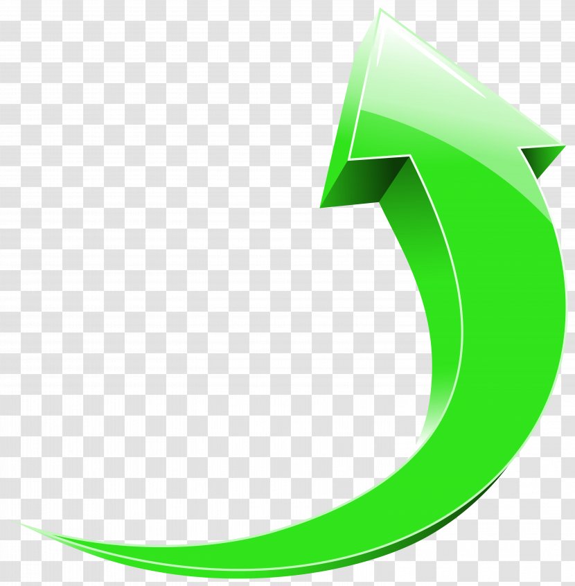 Green Arrow Text Symbol