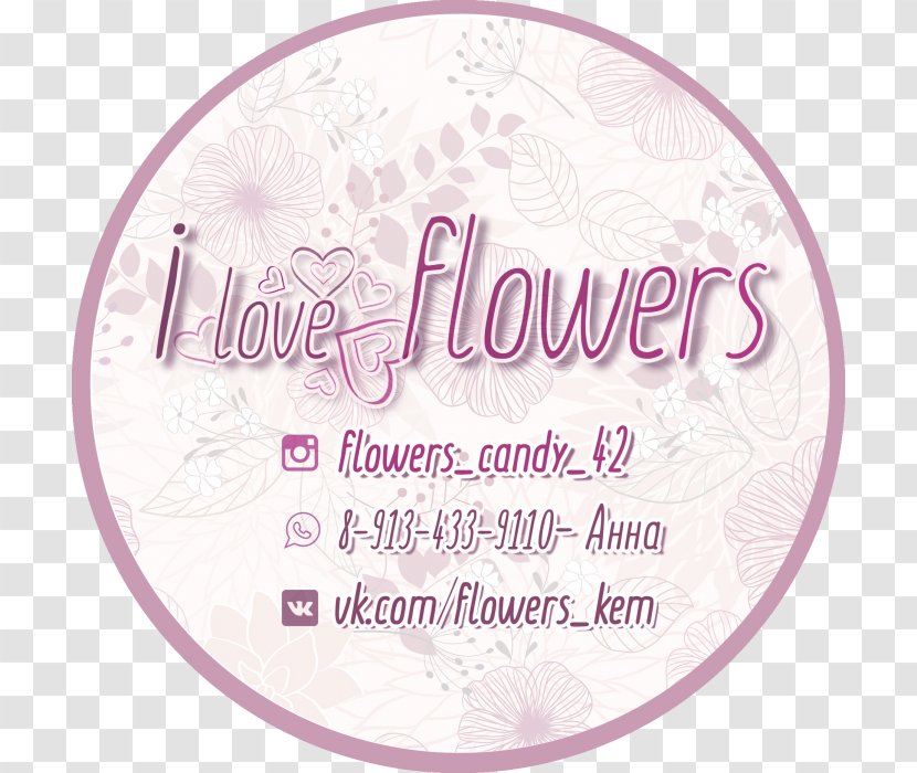Flower Font Love Brand User Transparent PNG
