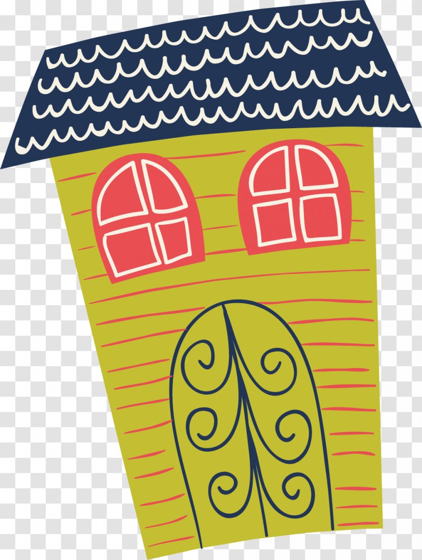 Graphic Design Cartoon - Brand - Colorful Cabin Transparent PNG
