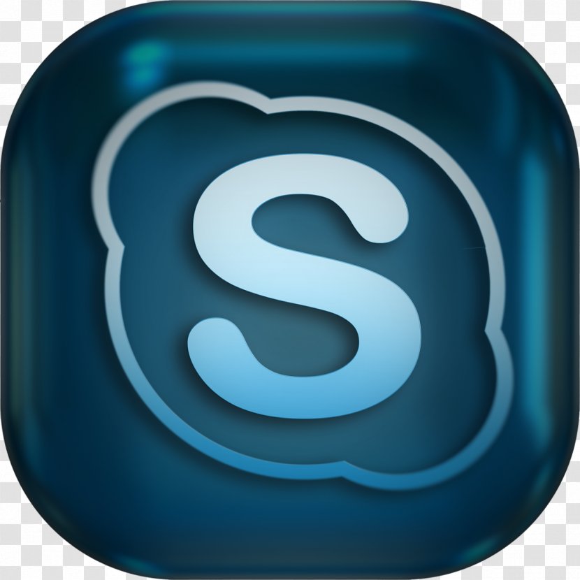 Aqua Electric Blue Teal Turquoise - Skype Transparent PNG