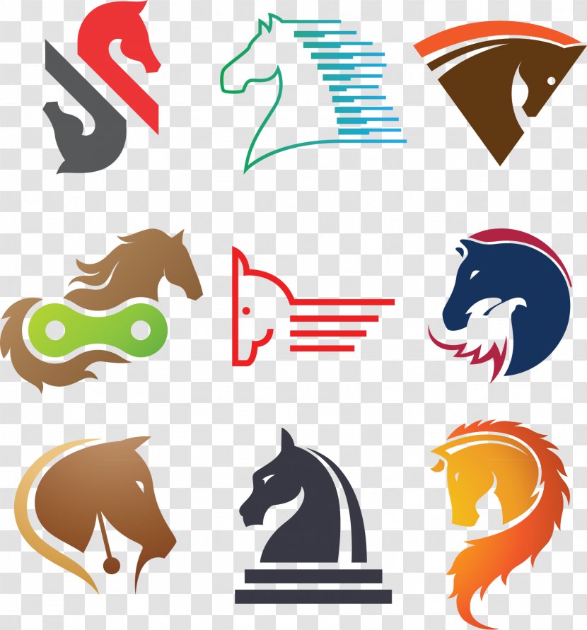 Horse Logo Clip Art - Drawing - Vector Design Transparent PNG