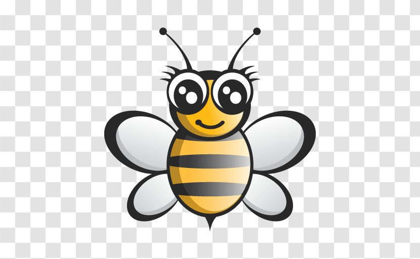 Bee Logo Cartoon Drawing - Pest Transparent PNG