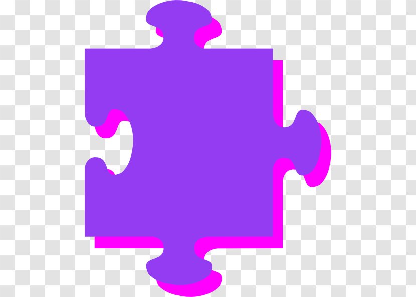 Jigsaw Puzzles Drawing Clip Art - Pink - Magenta Transparent PNG