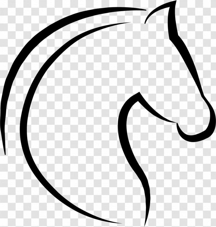 Horse Head Mask Clip Art - Line - Unicorn Transparent PNG
