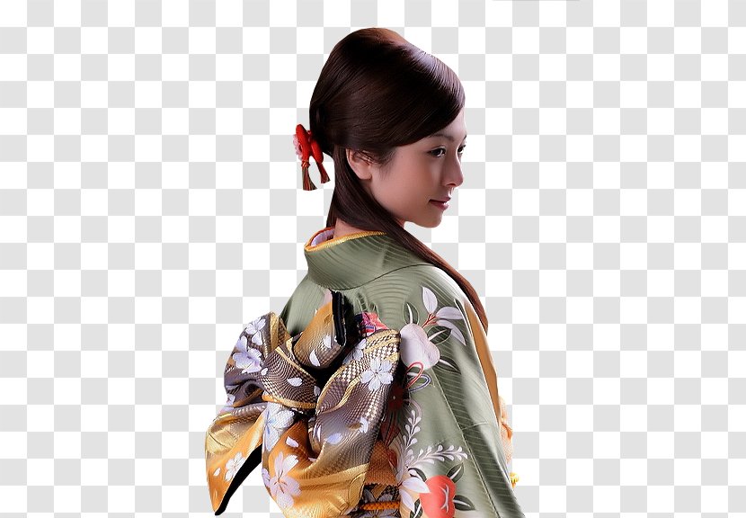 Japanese Clothing Kimono Obi - Neck - Japan Transparent PNG