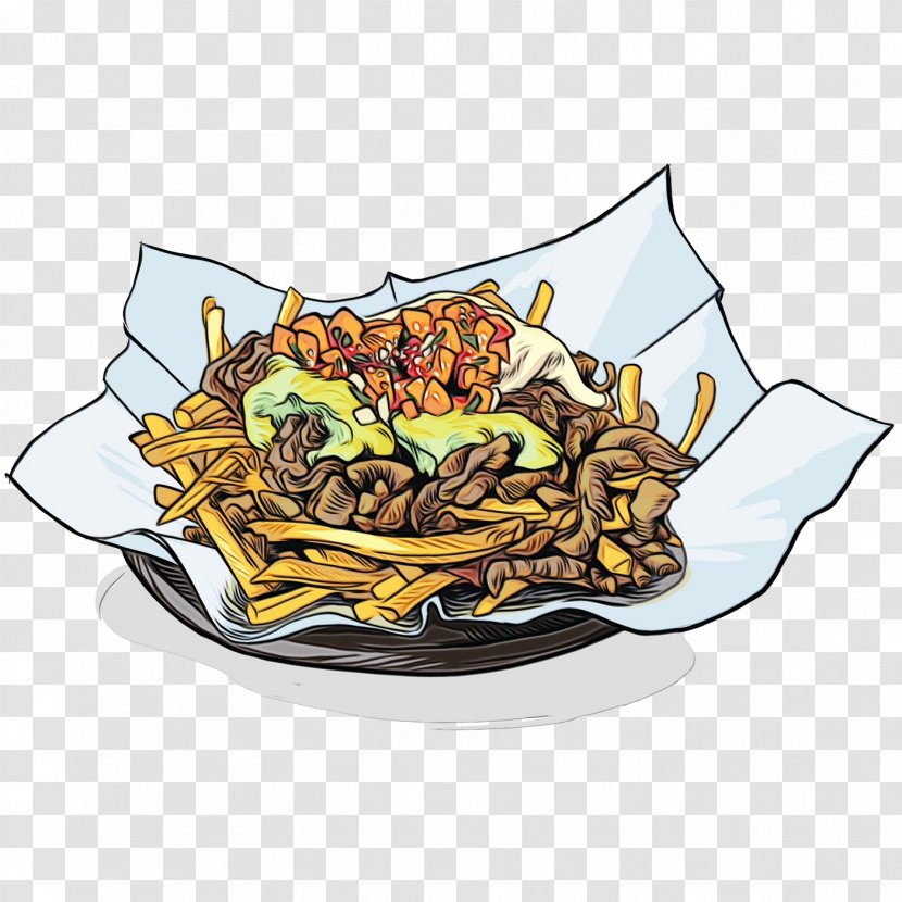 French Fries - Paint - Side Dish Fried Food Transparent PNG