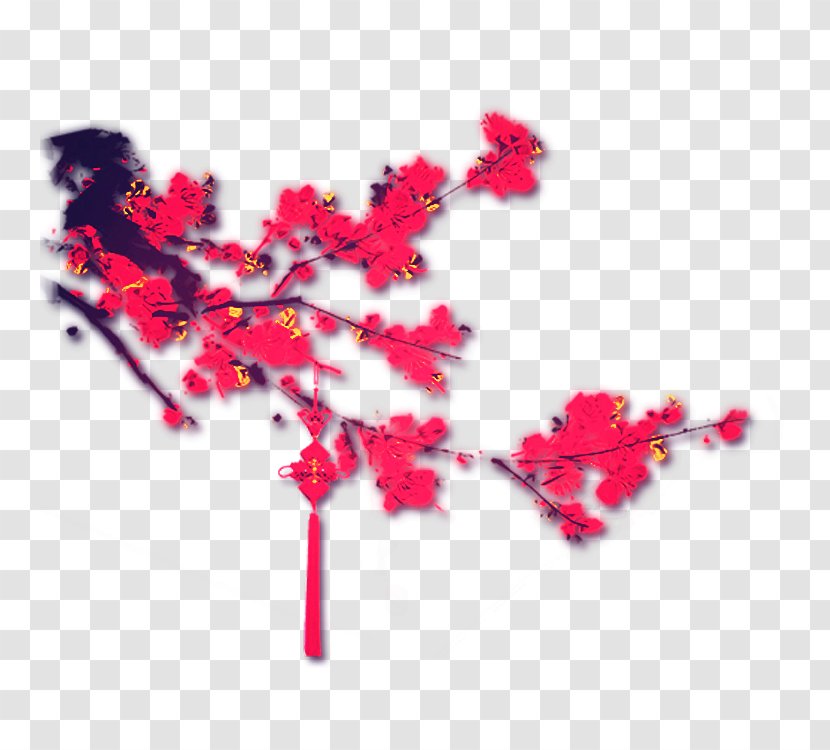 Download Sina Weibo Plum Blossom - Pink - Creative Transparent PNG