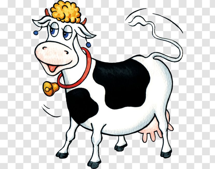Dairy Cattle Toddler Cartoon Clip Art - Fictional Character - Cow Transparent PNG