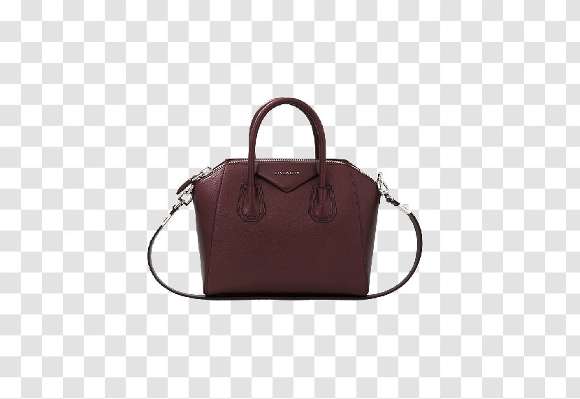 Handbag Leather Givenchy Oxblood - Bag Transparent PNG