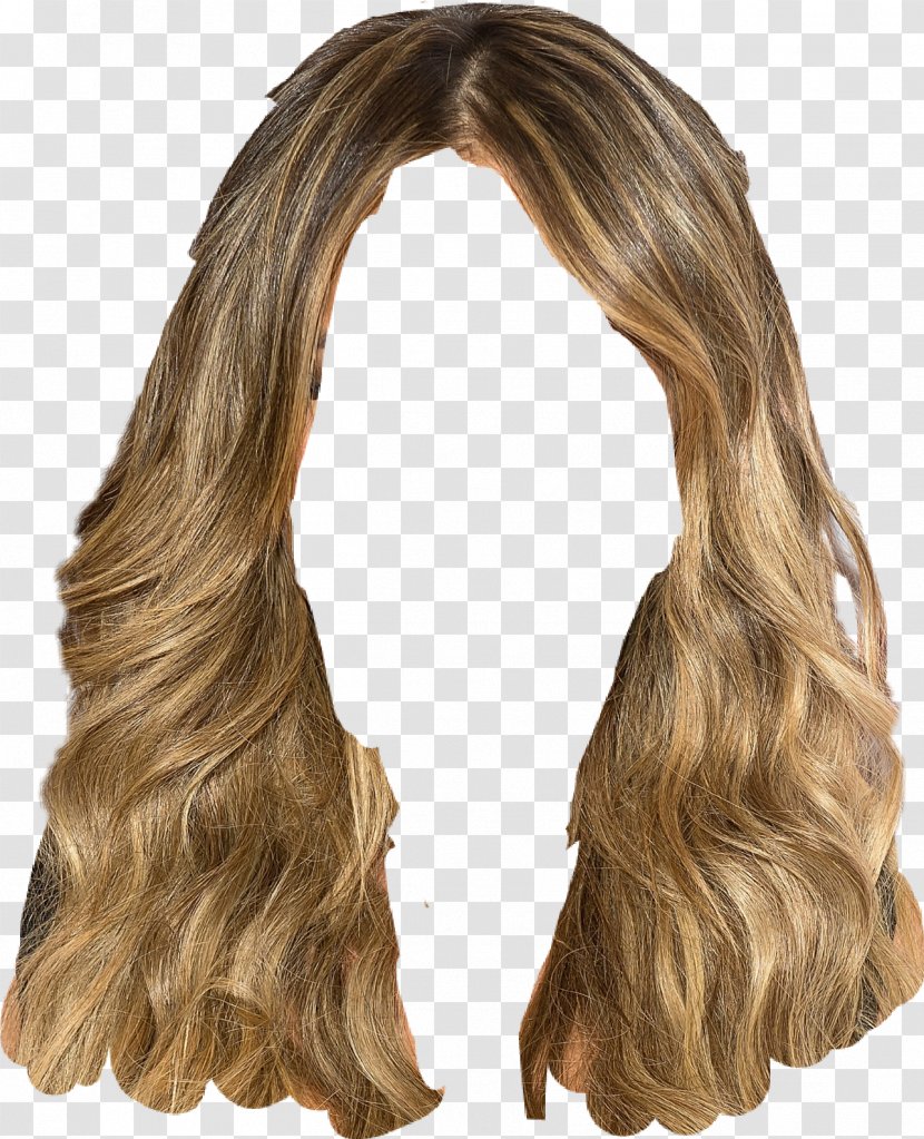 Long Hair Coloring Hairstyle Iron Layered - Ombre Transparent PNG