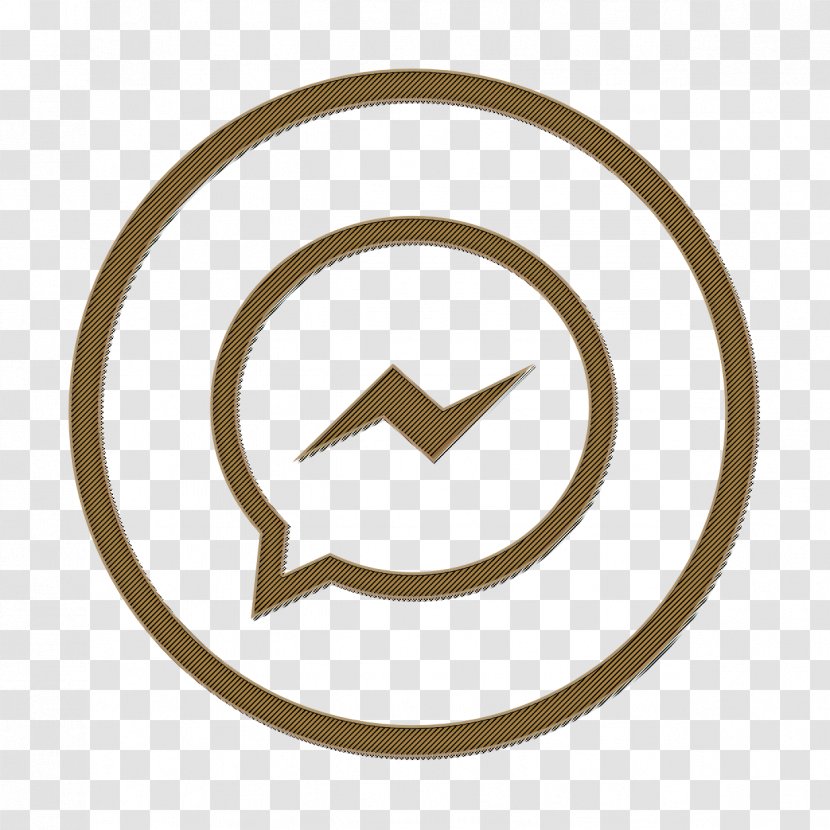Social Media Icon - Grey - Emblem Logo Transparent PNG