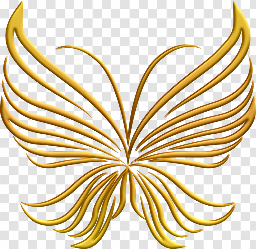 Animals Icon Stripes Wings Light Butterfly Beautiful Design From Top View Icon Butterflies Icon Transparent PNG