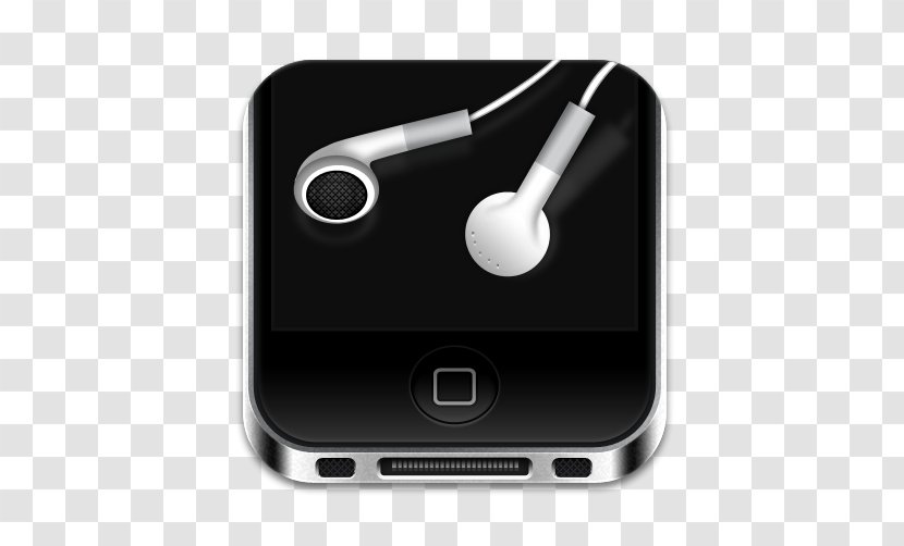 Headphones IPad Mini IPod Icon - Black And White Transparent PNG