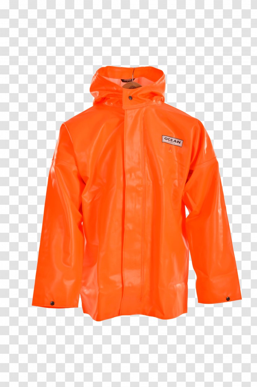 Raincoat - Orange - Textile Transparent PNG