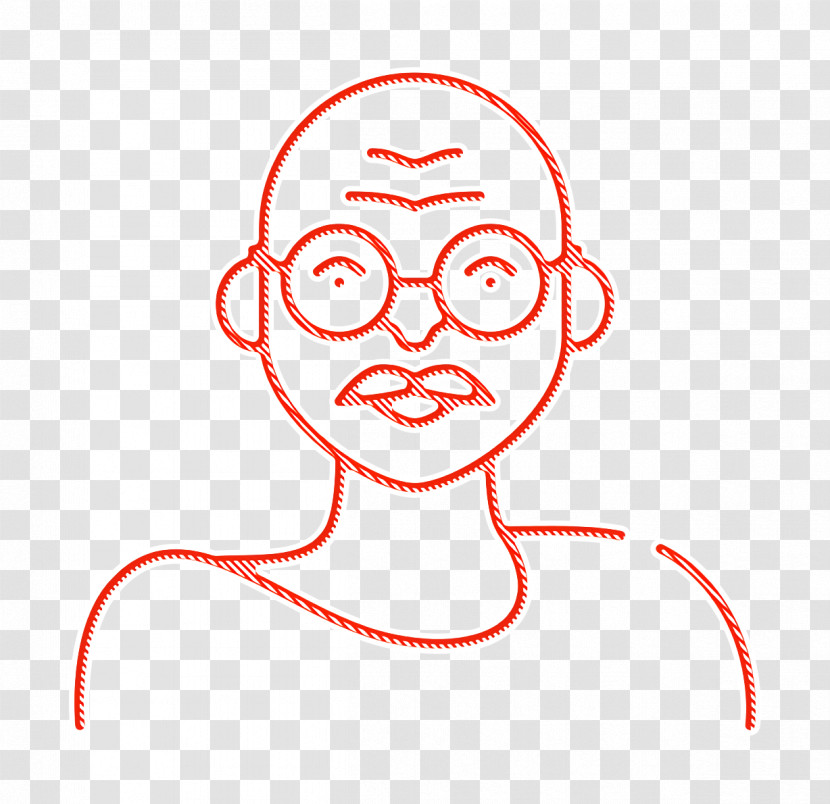 India Icon Gandhi Icon Transparent PNG