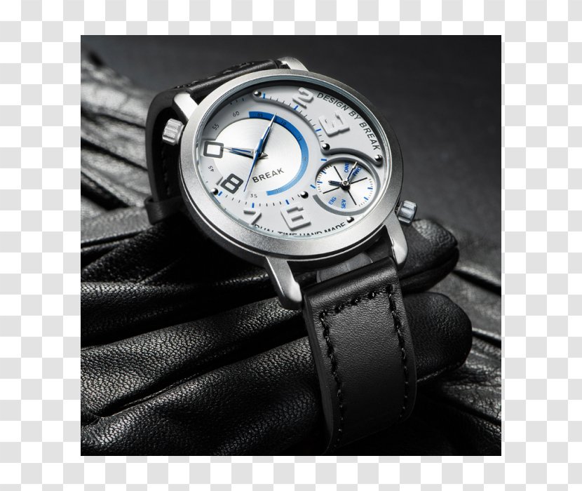 Watch Quartz Clock Leather Time - Break Transparent PNG