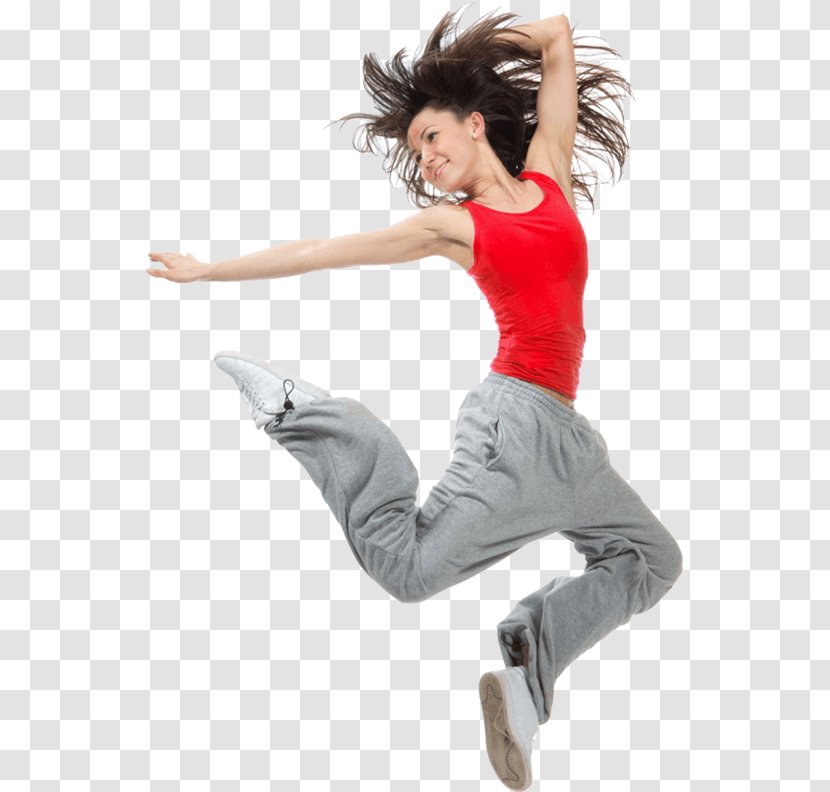 Modern Dance Fitness Centre Zumba - Hiphop - Bg Red Transparent PNG