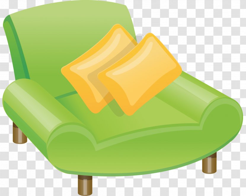 Wing Chair Table Couch Clip Art - Drawing Transparent PNG