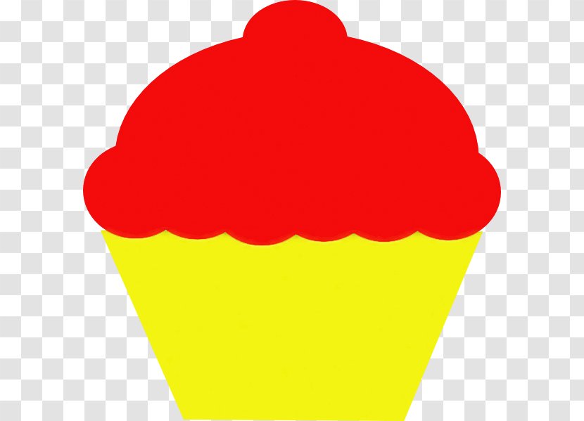 Red Yellow Clip Art Baking Cup Frozen Dessert - Cake Decorating Supply Cupcake Transparent PNG