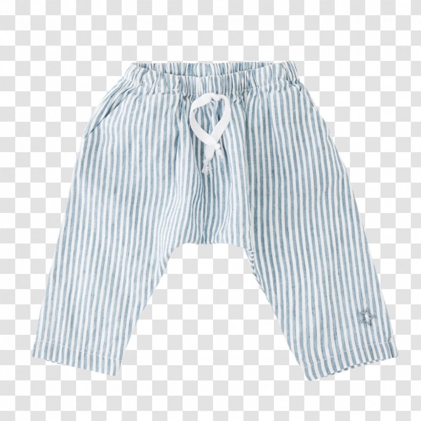 Harem Pants T-shirt Wide-leg Jeans Bloomers - White - Green Stripe Transparent PNG