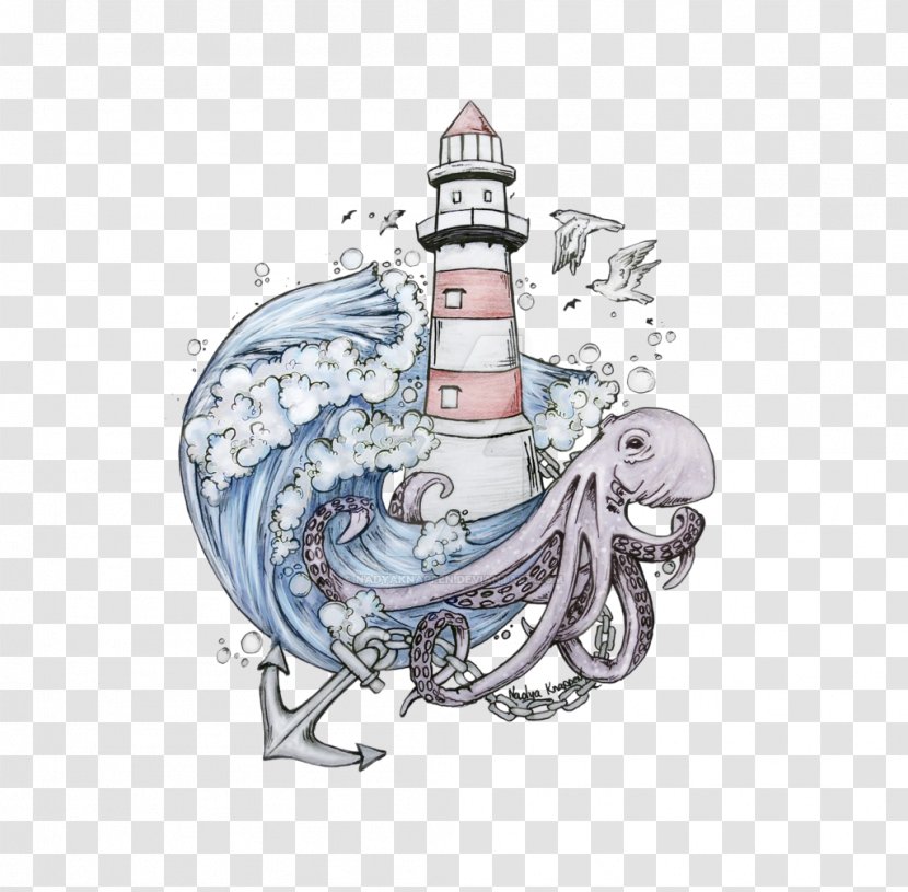 Art Drawing Photography Sketch - Ua - Watercolor Lighthouse Transparent PNG