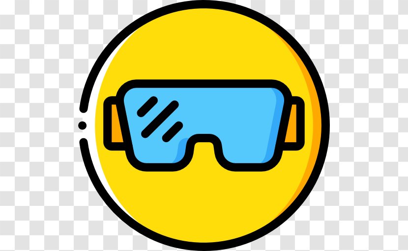 Goggles Smiley Sunglasses Line Clip Art - Eyewear Transparent PNG