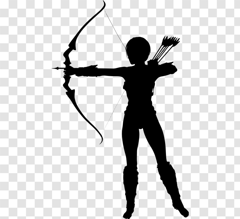 Silhouette Archery - E News Transparent PNG