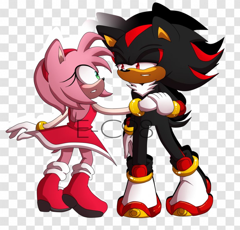 Amy Rose Shadow The Hedgehog Tails Sonic Unleashed - Heart Transparent PNG