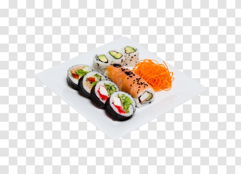 California Roll Sashimi Gimbap Sushi Smoked Salmon - Outline Of Meals Transparent PNG