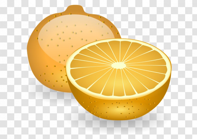 Cartoon Lemon - Food - Rangpur Pomelo Transparent PNG