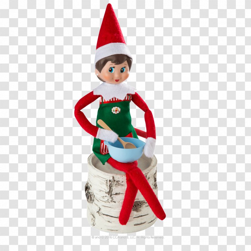 The Elf On Shelf Santa Claus Christmas Apron Transparent PNG