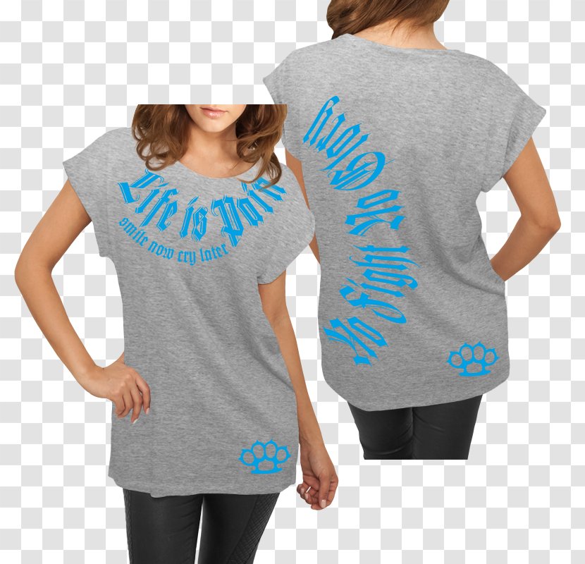 T-shirt Clothing Sleeve Woman - Jersey - Laugh Now Cry Later Transparent PNG