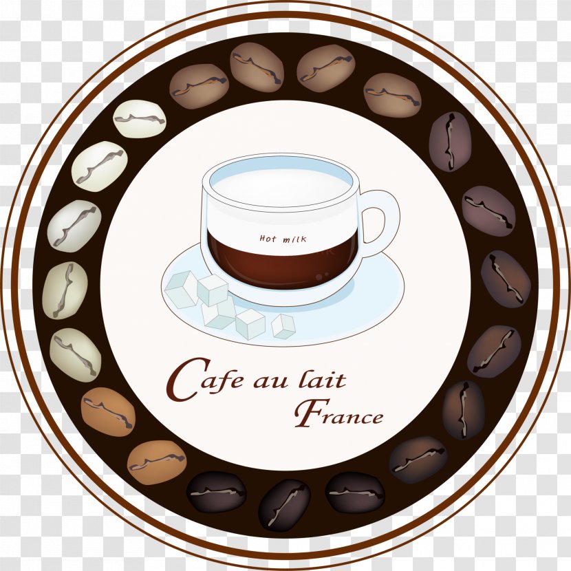 Espresso Coffee Cappuccino Doppio Latte - Brown Ring Transparent PNG