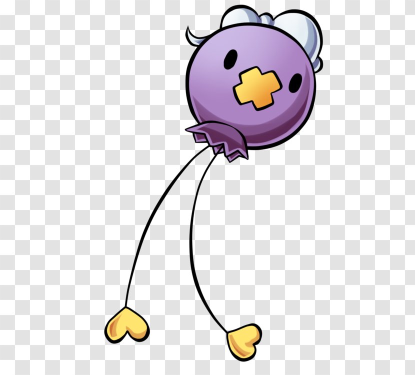 Drifloon Drifblim Drawing Clip Art - Flower - Frame Transparent PNG