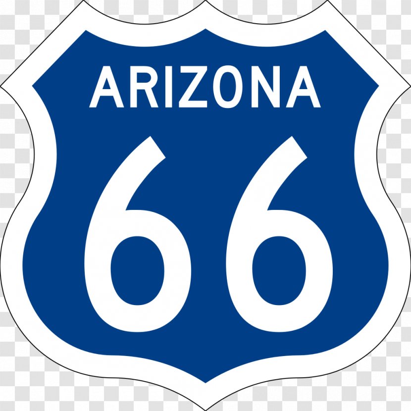 U.S. Route 66 In Arizona Logo Road Clip Art - Sportswear - Us Transparent PNG